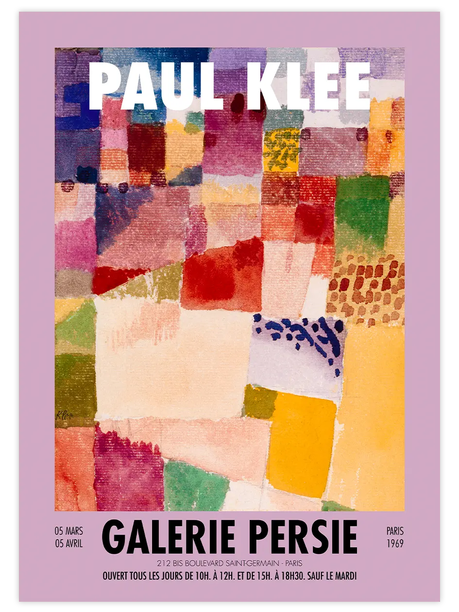 Paul Klee Afiş N8 - Art Print Ünlü Ressamlar Poster