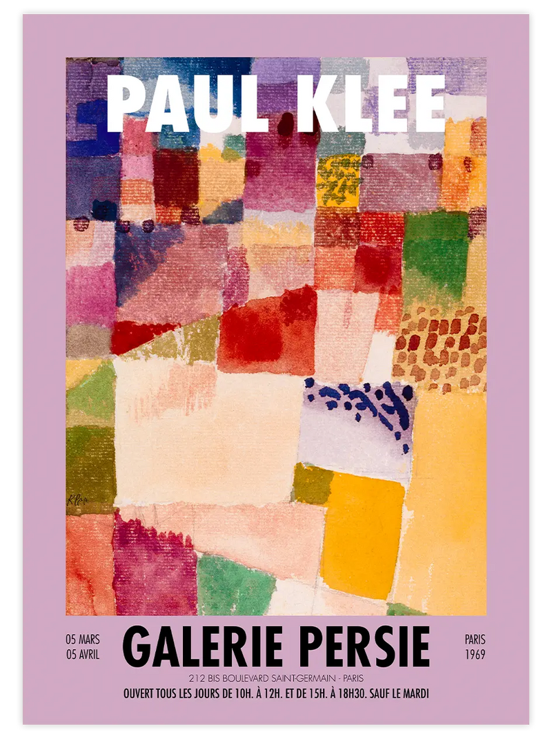 Paul Klee Afiş N8 - Art Print Ünlü Ressamlar Poster