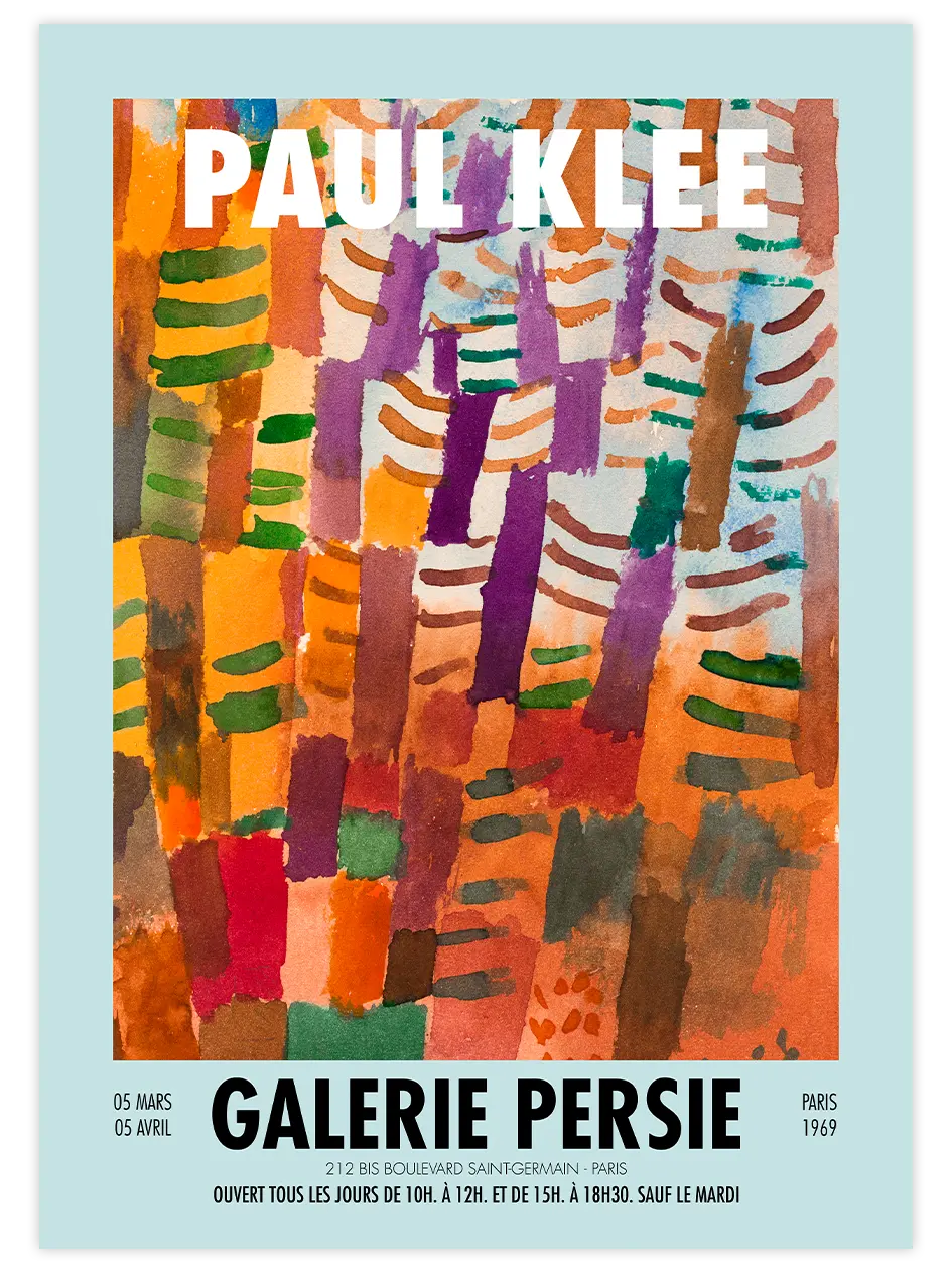 Paul Klee Afiş N10 - Art Print Ünlü Ressamlar Poster