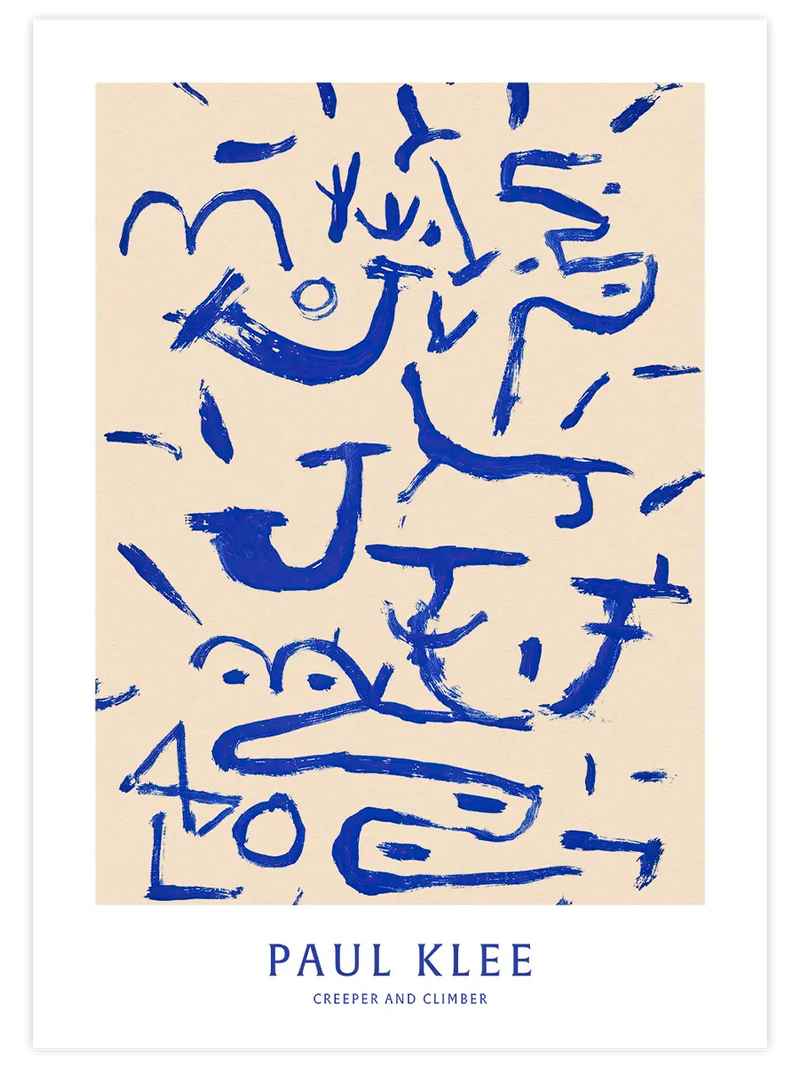 Paul Klee Creeper and Climber - Art Print Ünlü Ressamlar Poster