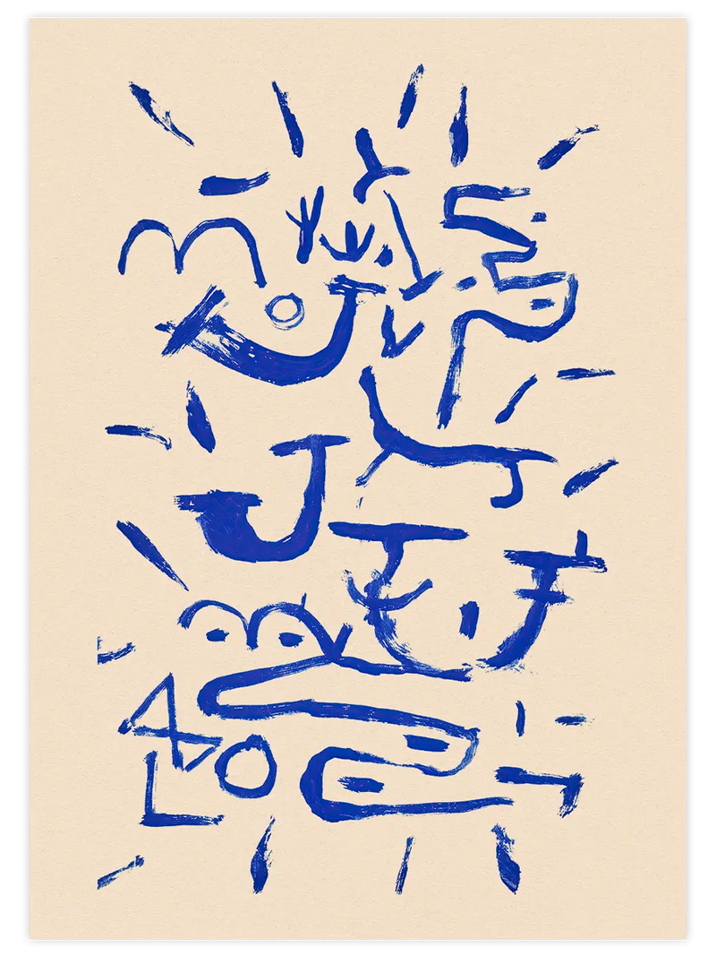 Paul Klee Creeper and Climber - Art Print Ünlü Ressamlar Poster