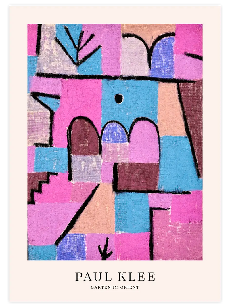 Klee Garten im Orient - Art Print Ünlü Ressamlar Poster