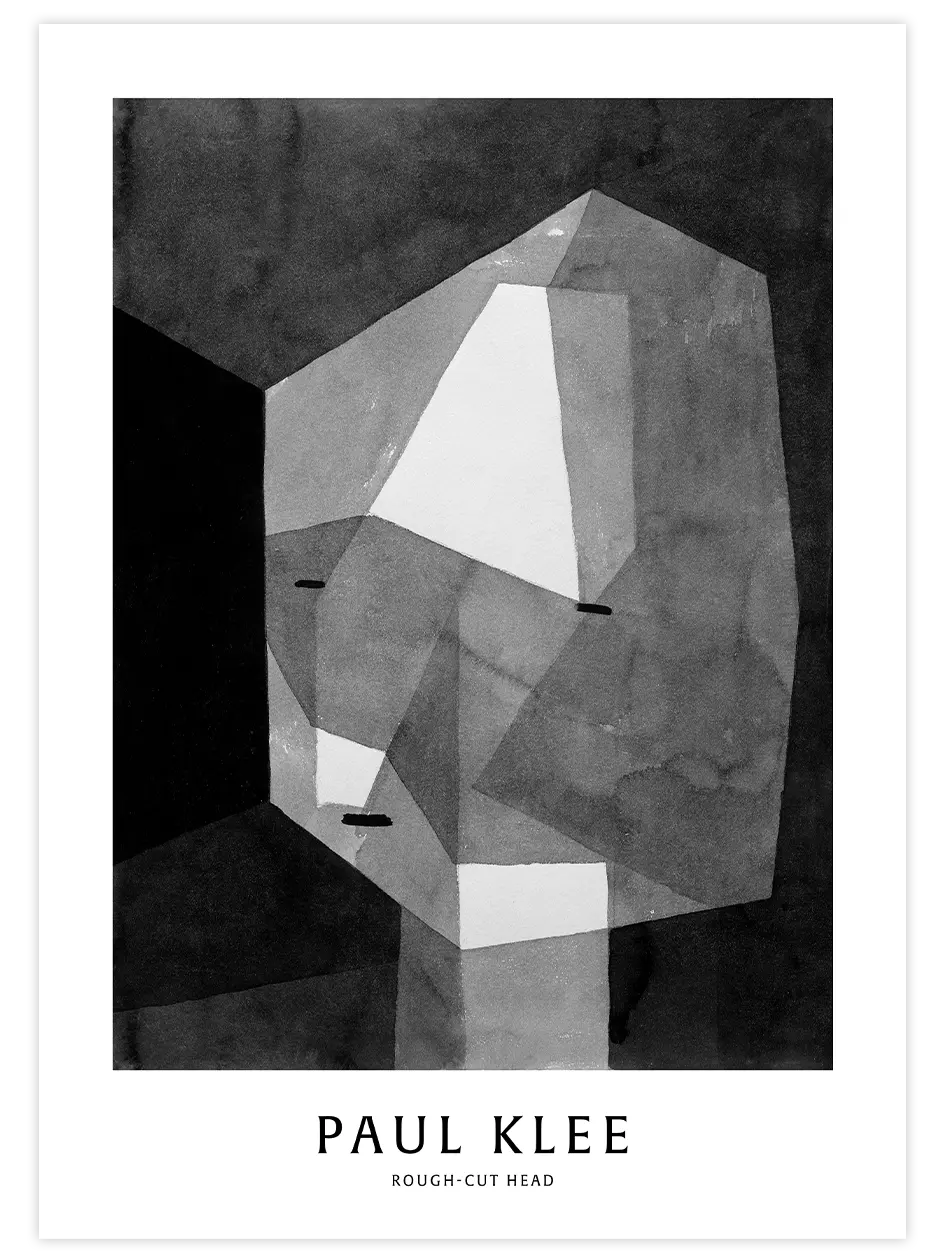 Paul Klee Rough-Cut Head - Art Print Ünlü Ressamlar Poster