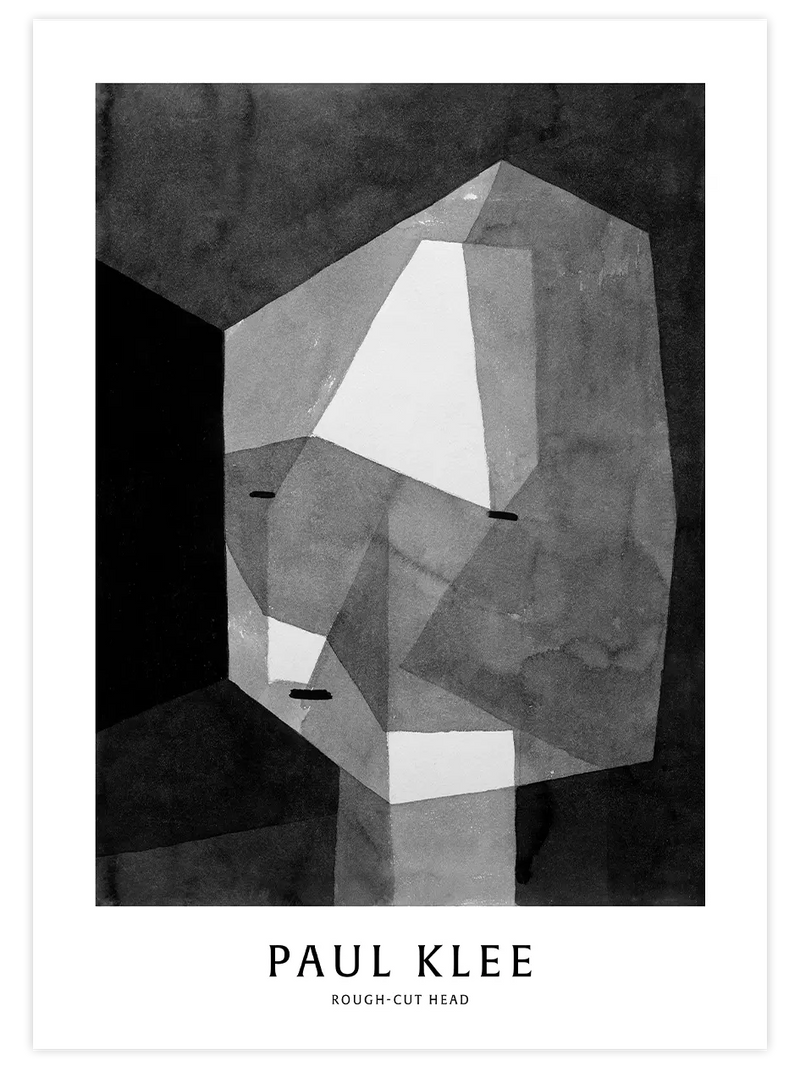 Paul Klee Rough-Cut Head - Art Print Ünlü Ressamlar Poster