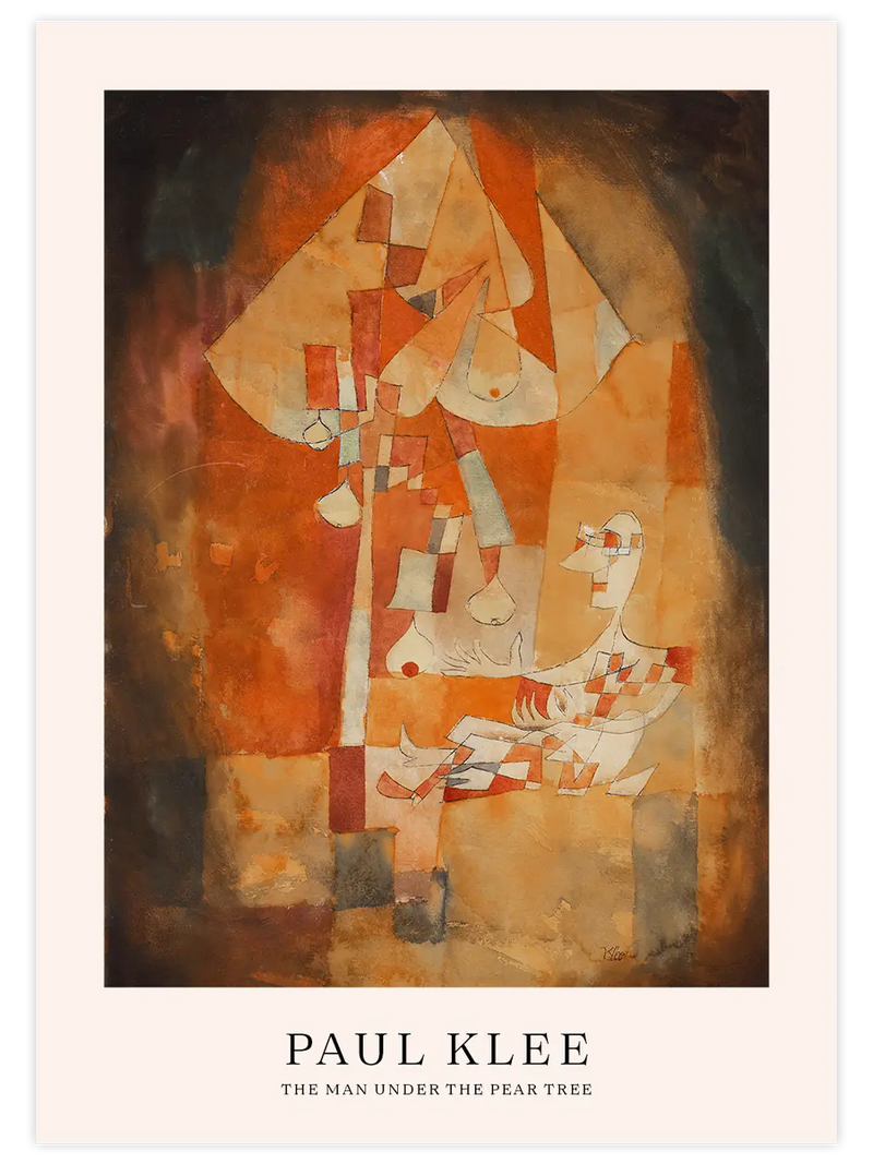 Klee The Man under the Pear Tree - Art Print Ünlü Ressamlar Poster