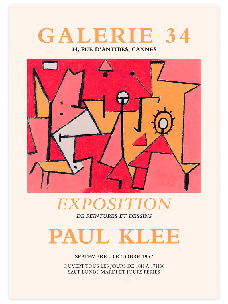 Paul Klee Afiş N15 - Art Print Ünlü Ressamlar Poster
