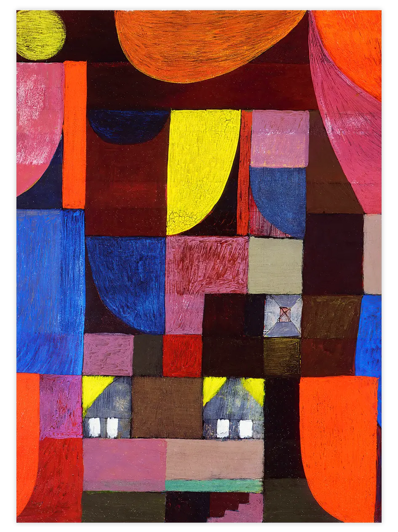 Klee Villen für Marionetten - Art Print Ünlü Ressamlar Poster