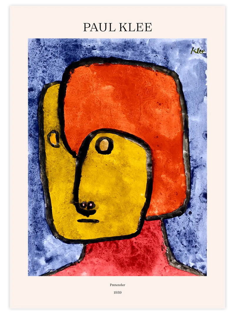 Klee Pretender - Art Print Ünlü Ressamlar Poster