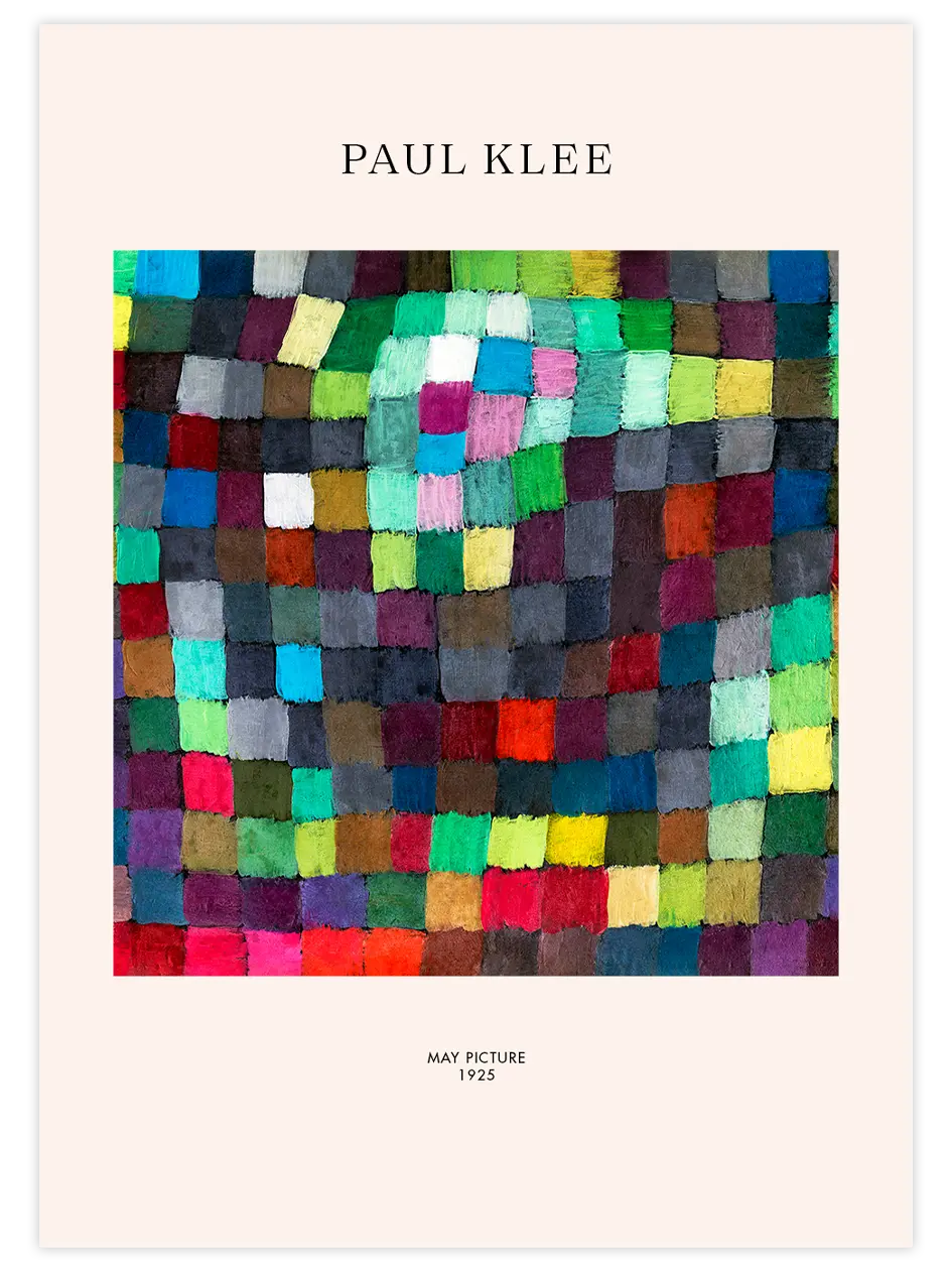 Klee May Picture - Art Print Ünlü Ressamlar Poster