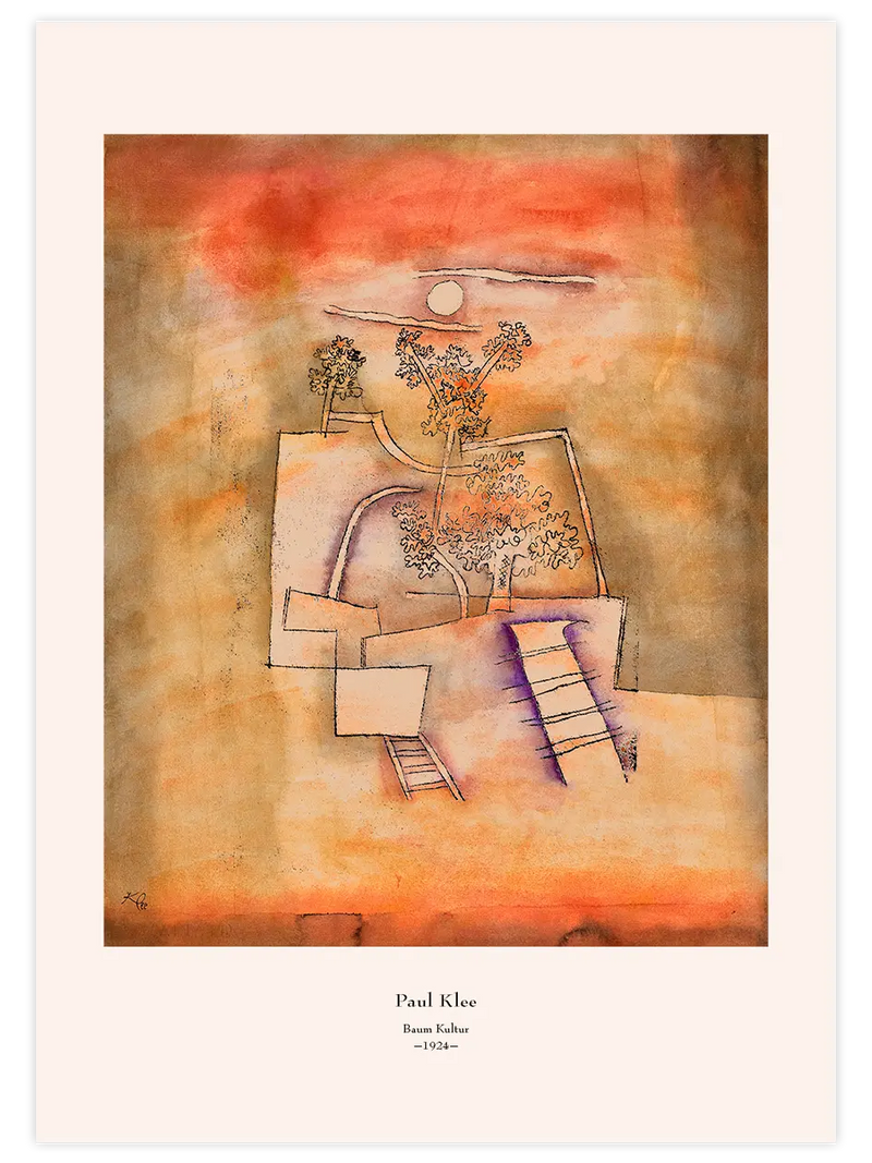 Klee Baum Kultur - Art Print Ünlü Ressamlar Poster