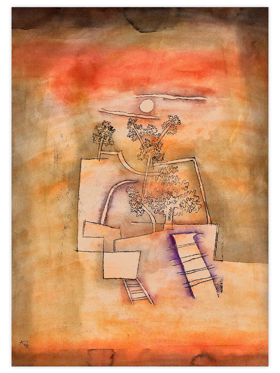 Klee Ağaç Kültürü - Art Print Ünlü Ressamlar Poster