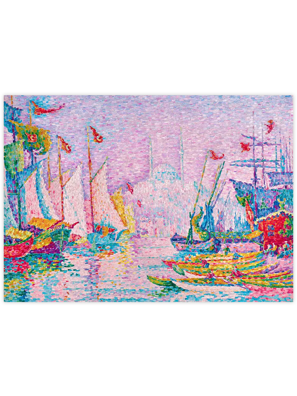 İstanbul Haliç, Paul Signac - Art Print Ünlü Ressamlar Poster