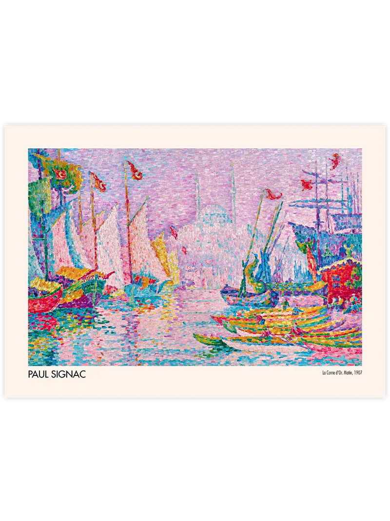 İstanbul Haliç, Paul Signac - Art Print Ünlü Ressamlar Poster