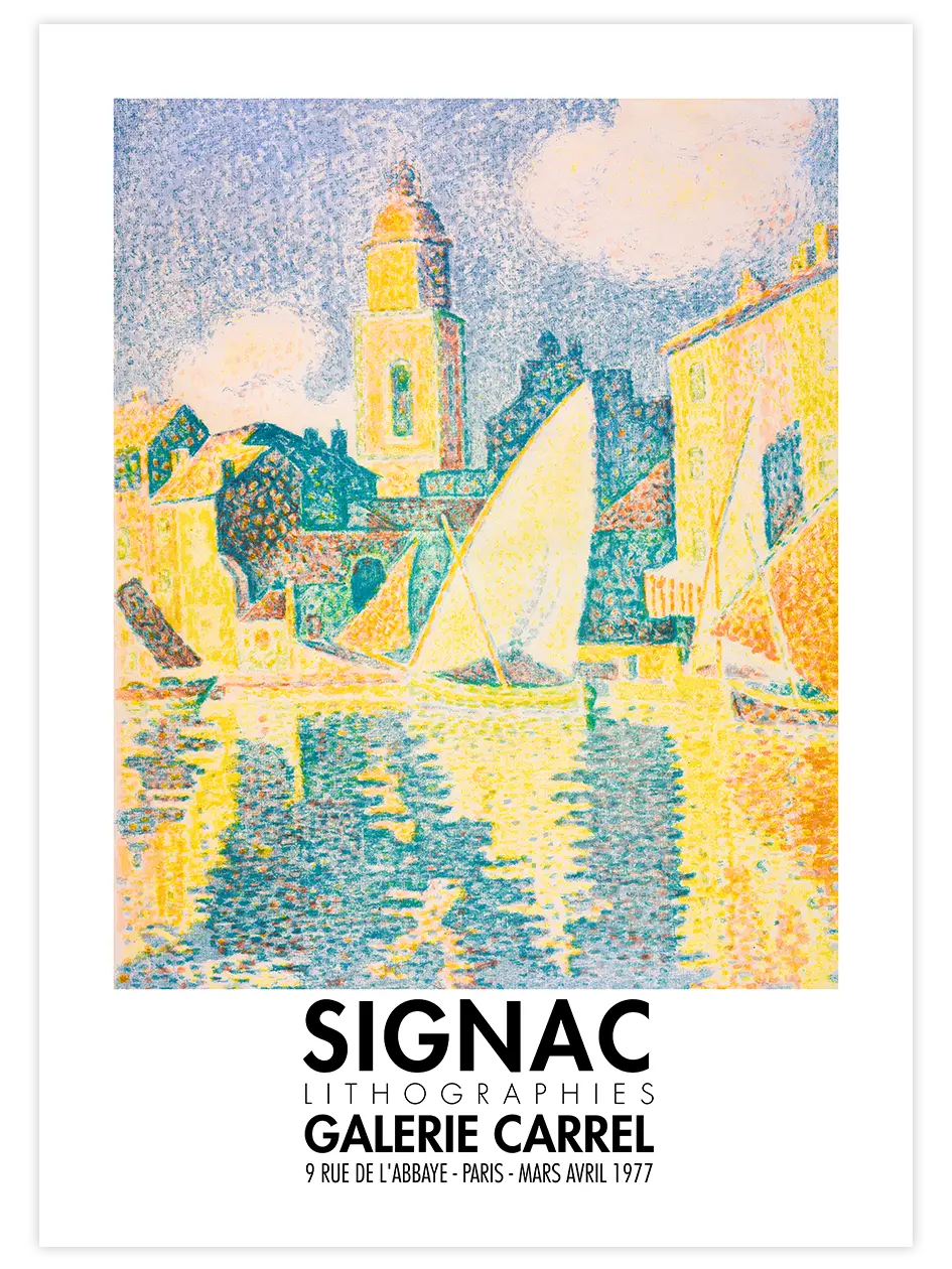 Paul Signac Afiş N3 - Art Print Ünlü Ressamlar Poster