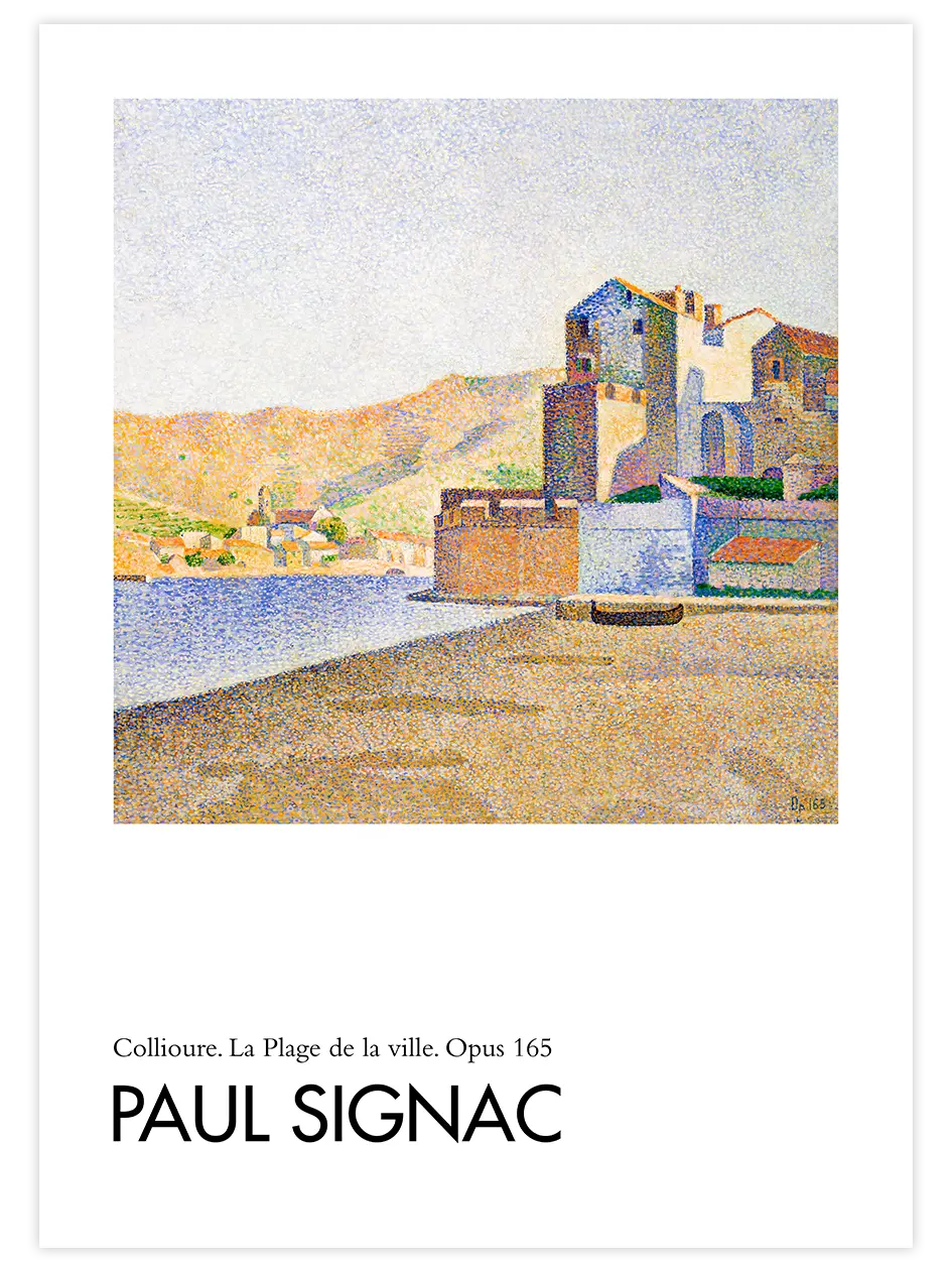 Paul Signac Collioure - Art Print Ünlü Ressamlar Poster
