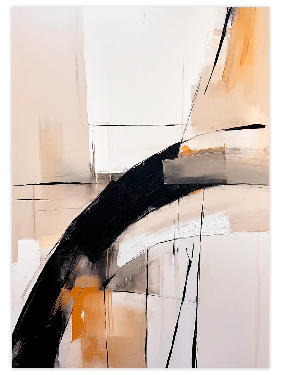Geometric Energy N3 - Art Print Sanatsal Poster
