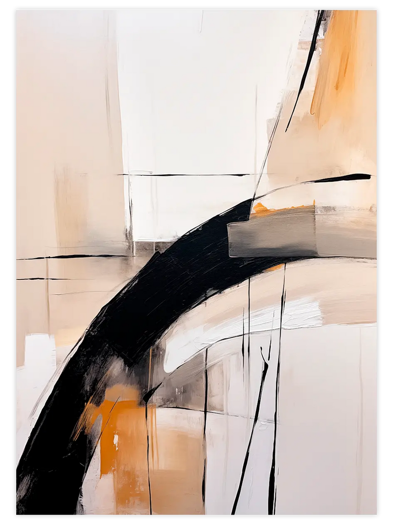 Geometric Energy N3 - Art Print Sanatsal Poster