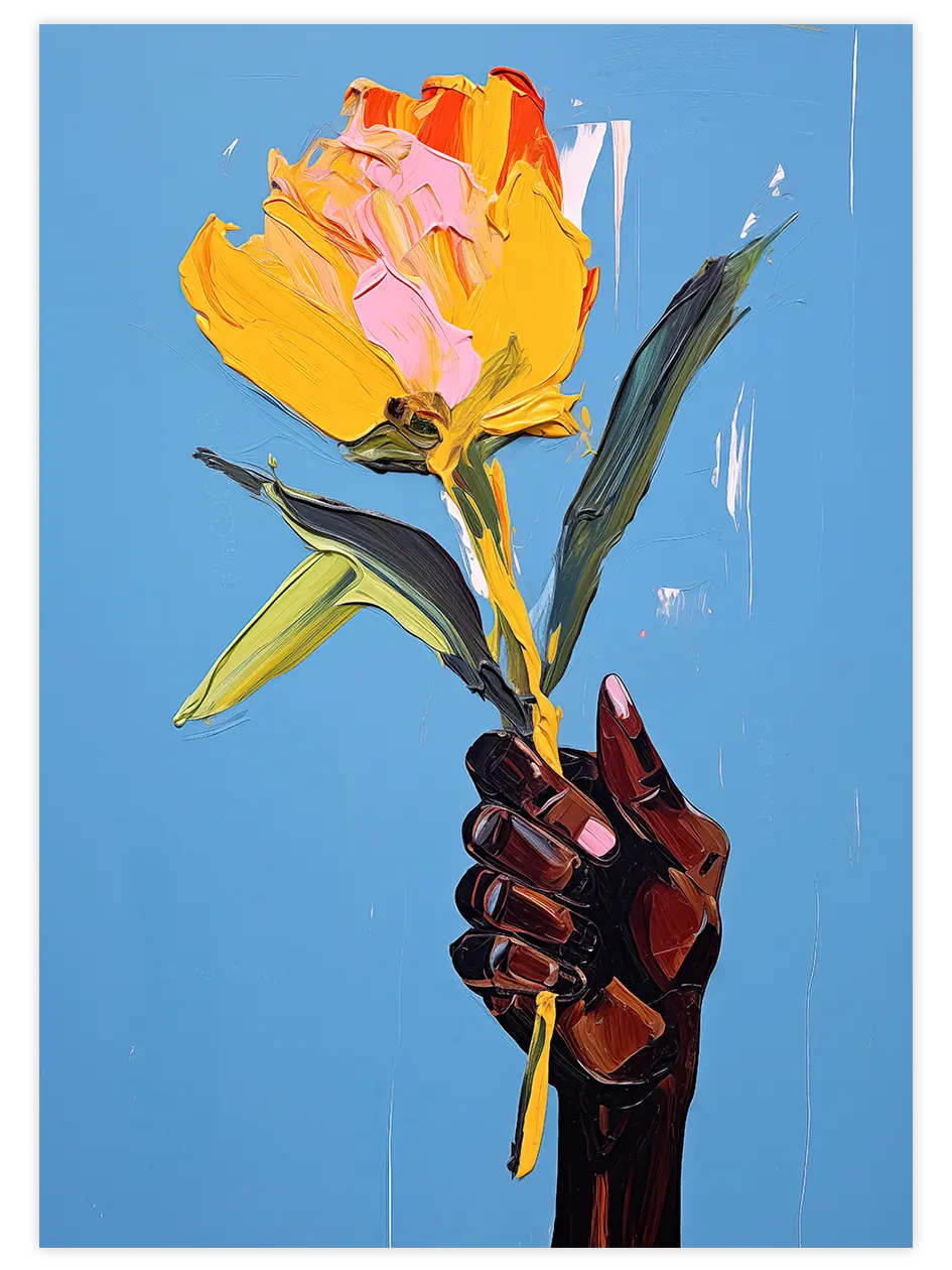 Hayaller N2 - Art Print Sanatsal Poster