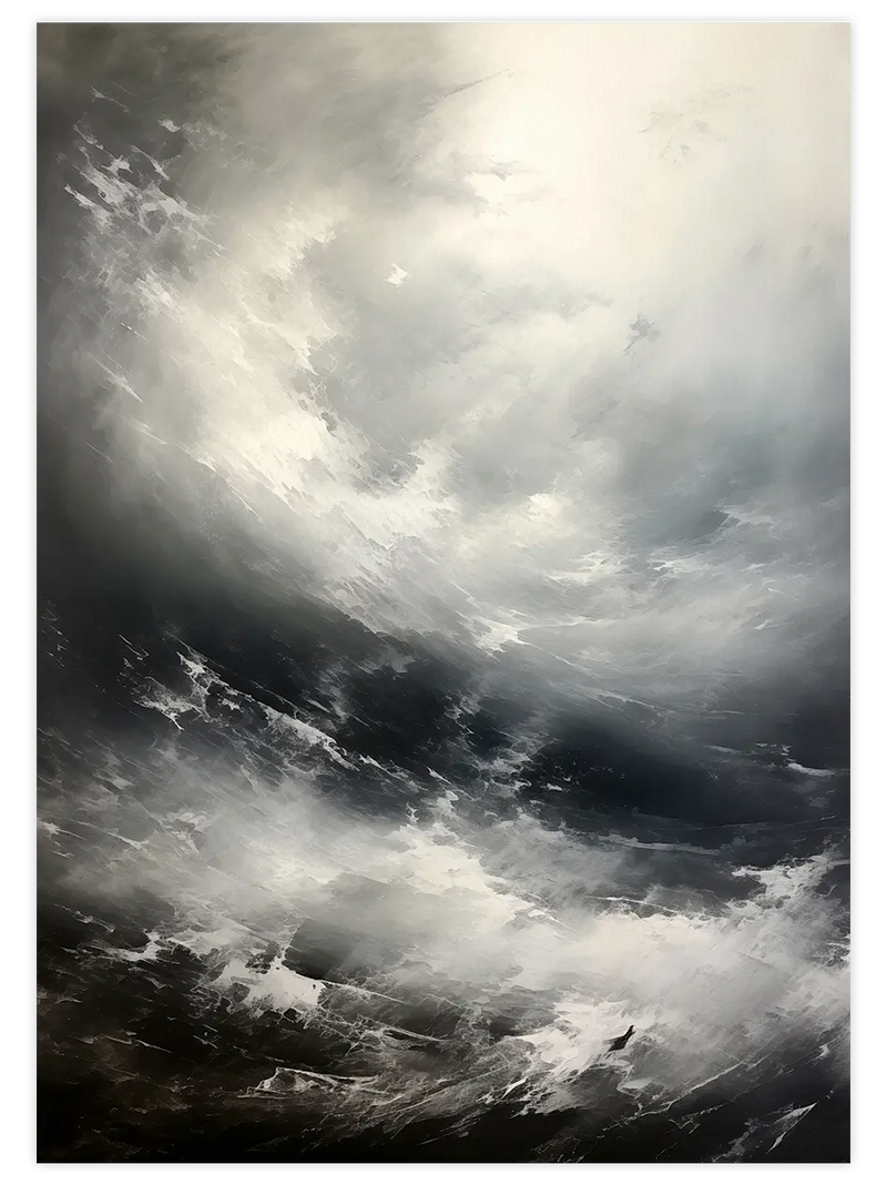 Denizin Yankıları - Art Print Sanatsal Poster