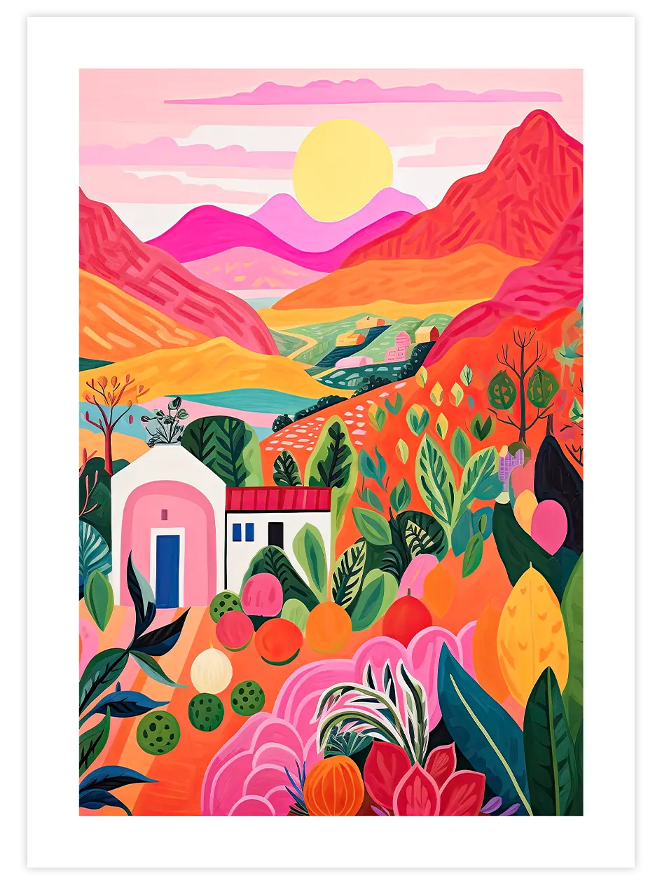 Alegria N3 - Art Print Sanatsal Poster