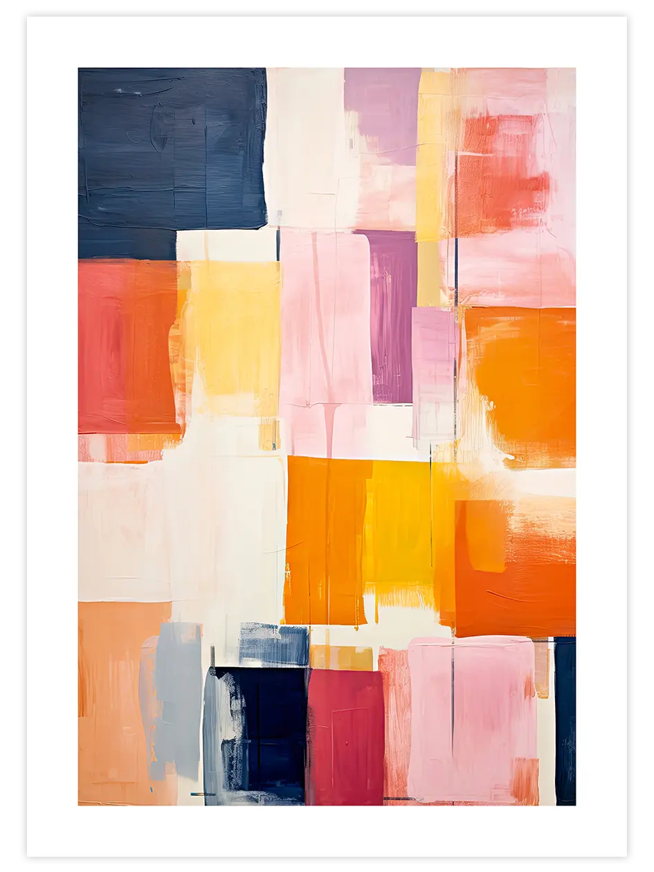 Colorful Energy - Art Print Sanatsal Poster