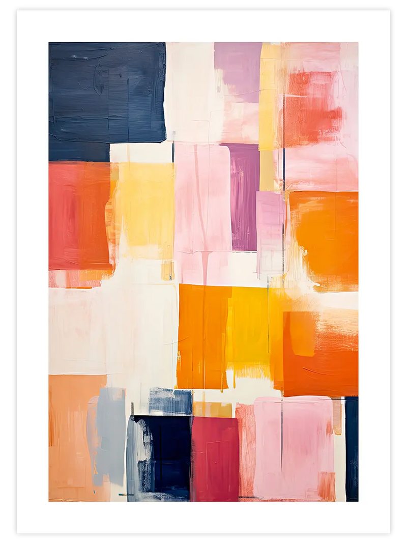 Colorful Energy - Art Print Sanatsal Poster