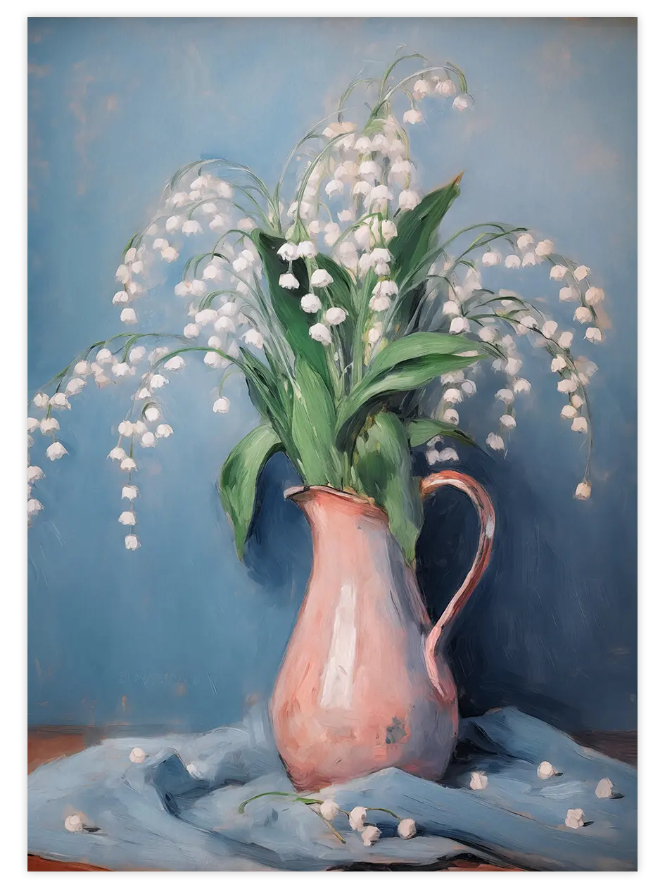Pot de Muguet N2 - Art Print Sanatsal Poster