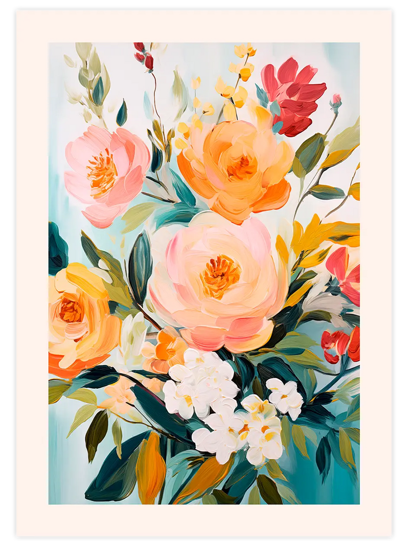 Fleurs Eternelles - Art Print Sanatsal Poster