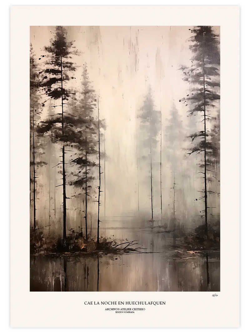 Atelier Criterio Noche - Art Print Sanatsal Poster