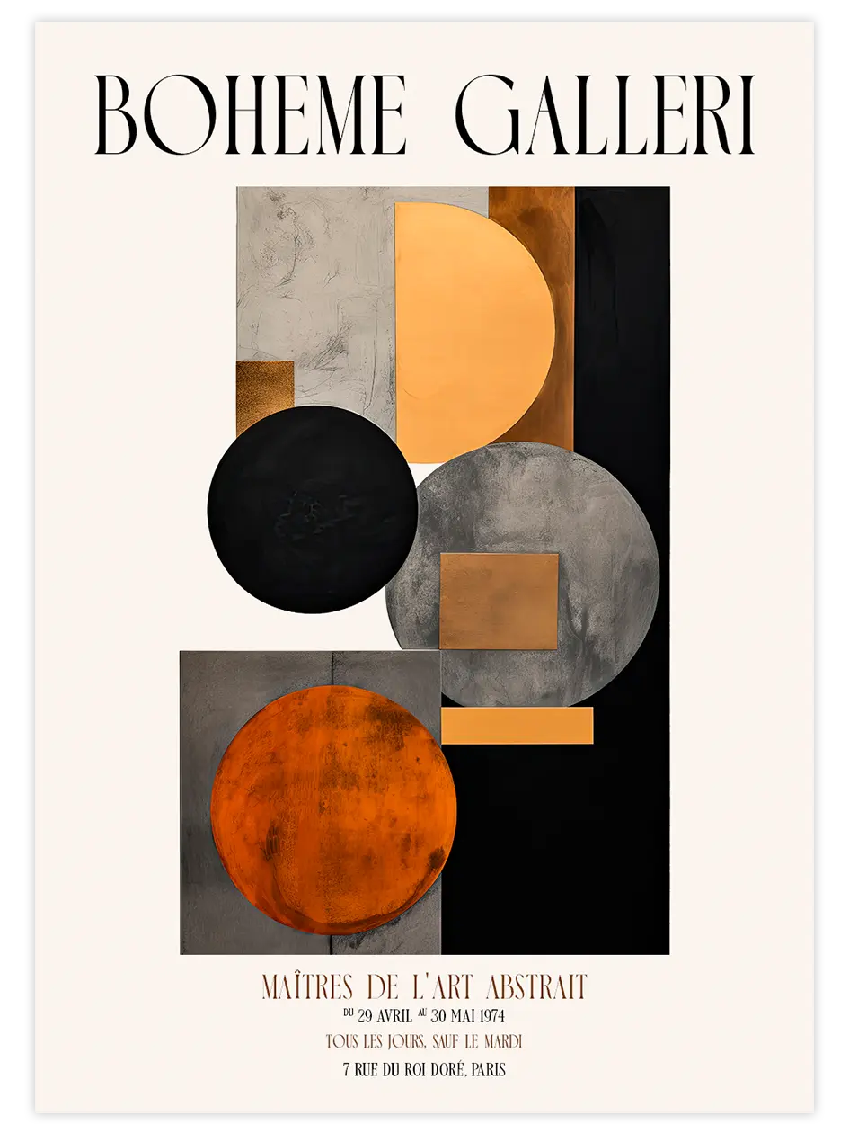 Boheme Galleri N6 - Art Print Sanatsal Poster