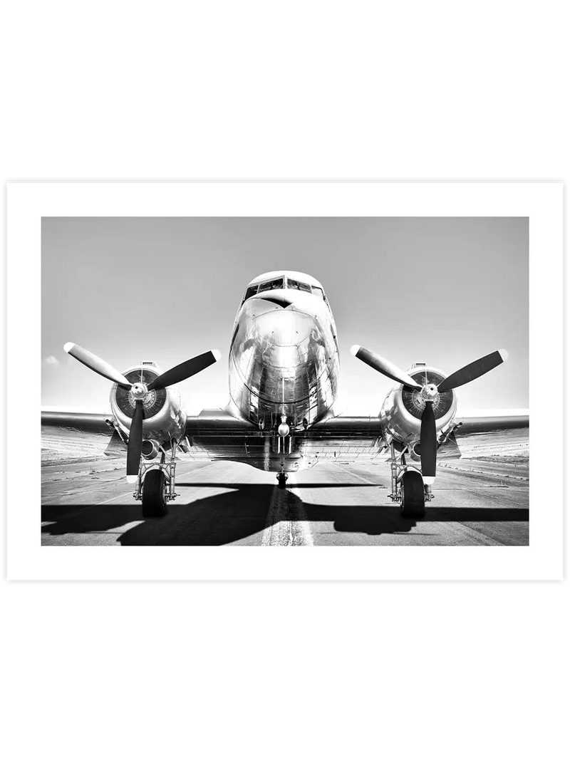 Vintage Uçak - Art Print Fotoğraflar Poster