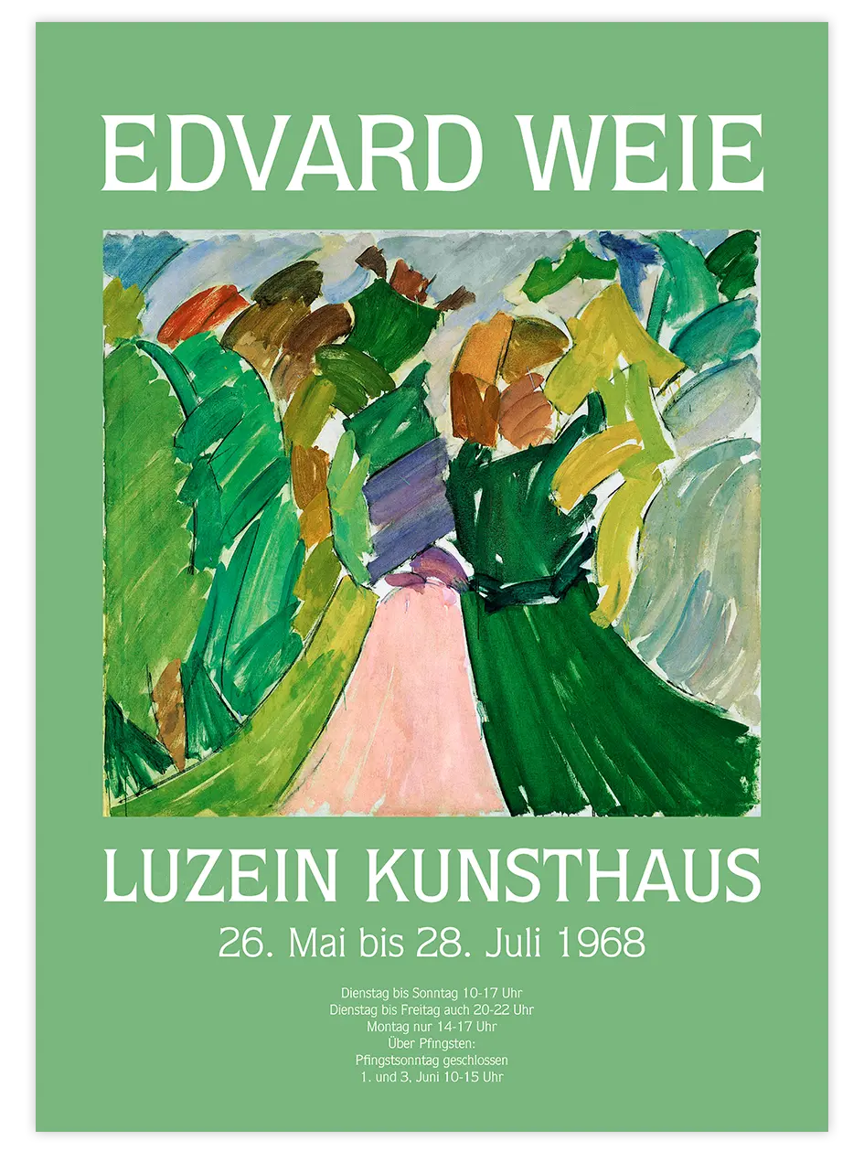 Edvard Weie Afiş - Art Print Ünlü Ressamlar Poster