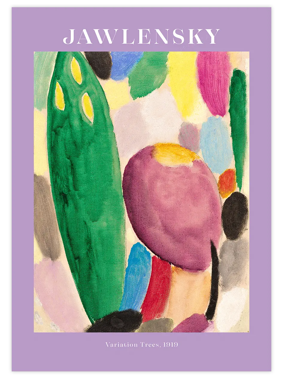 Jawlensky Variation Trees - Art Print Ünlü Ressamlar Poster