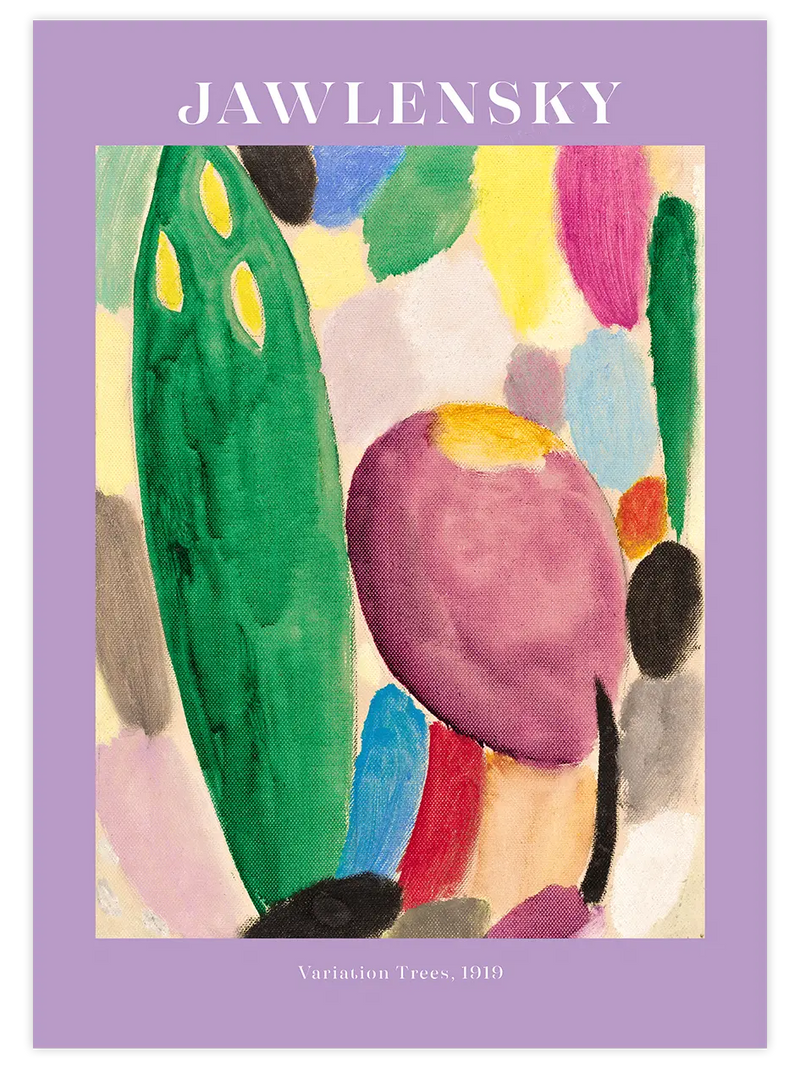 Jawlensky Variation Trees - Art Print Ünlü Ressamlar Poster