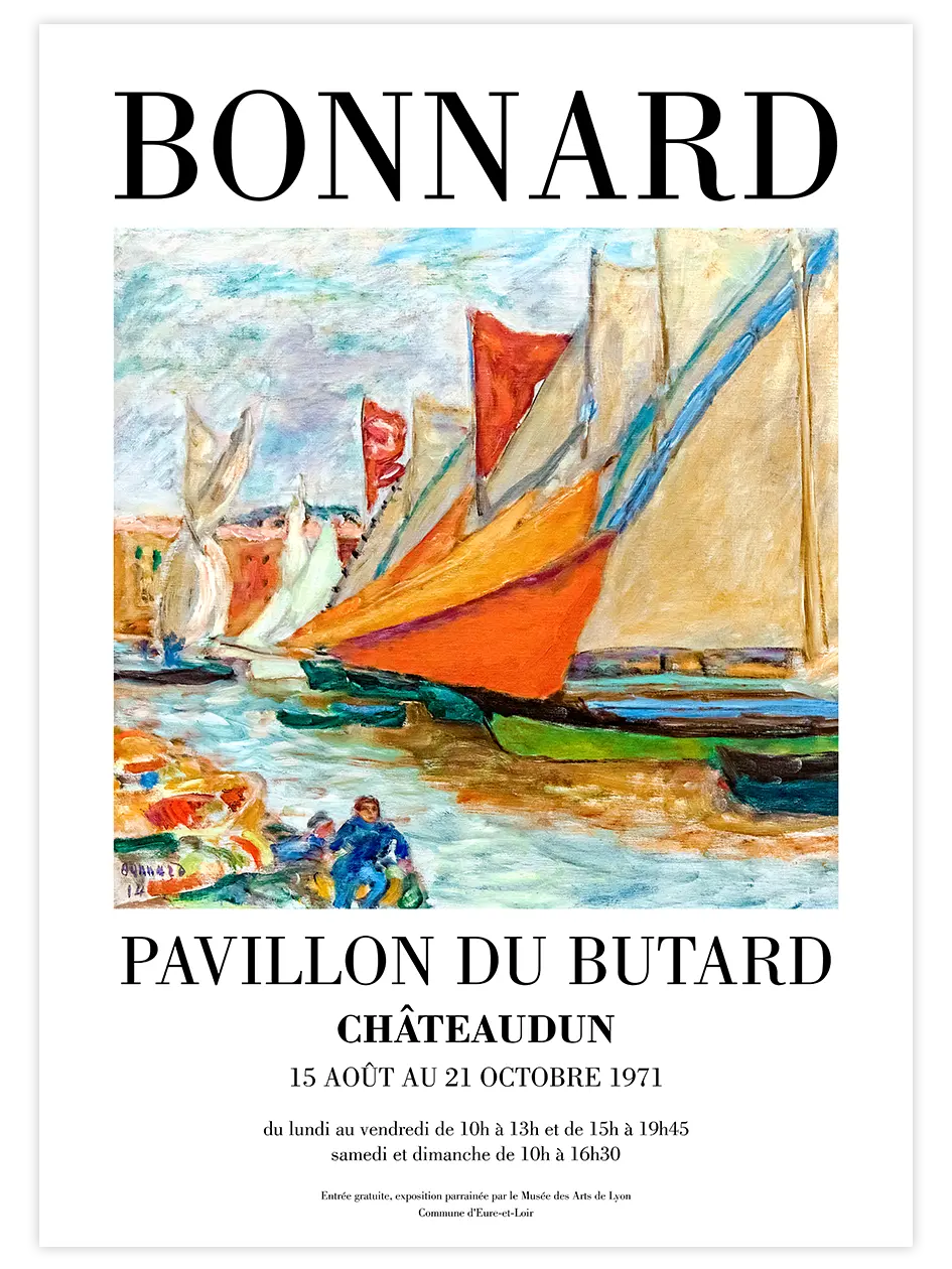 Bonnard Afiş N2 - Art Print Ünlü Ressamlar Poster