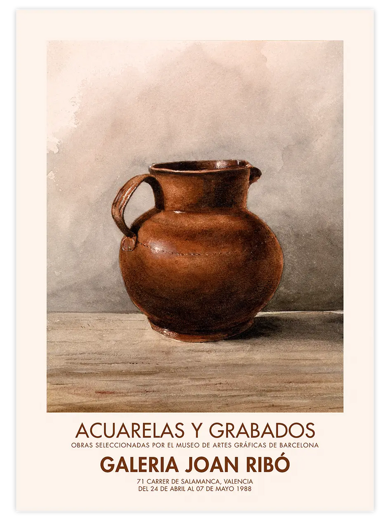 Galeria Joan Ribo Afiş - Art Print Ünlü Ressamlar Poster