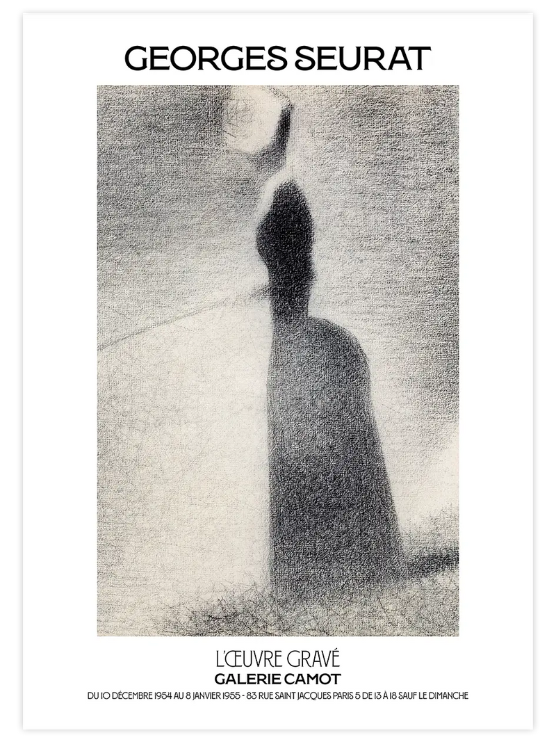 Georges Seurat Afiş N3 - Art Print Ünlü Ressamlar Poster