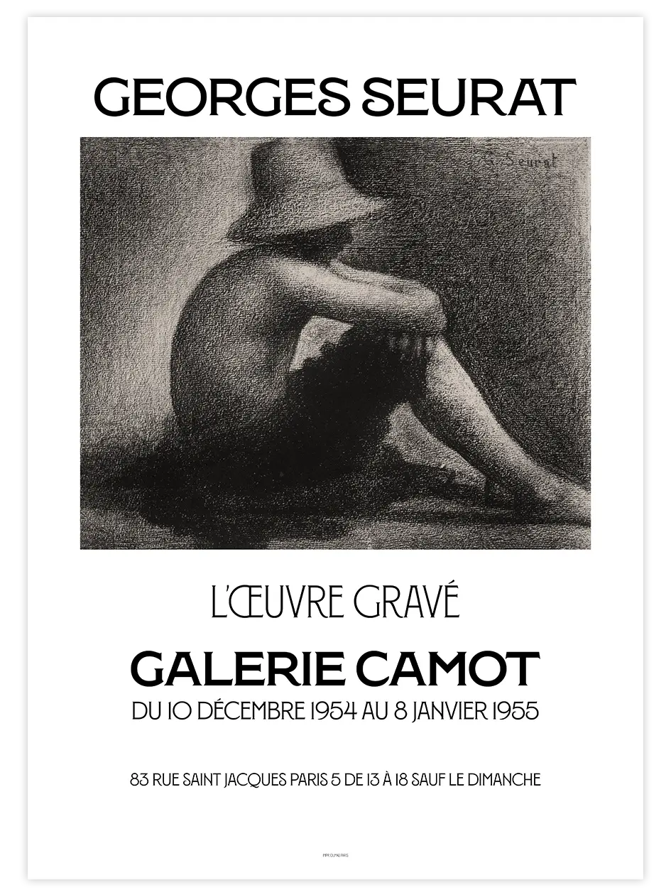 Georges Seurat Afiş N2 - Art Print Ünlü Ressamlar Poster