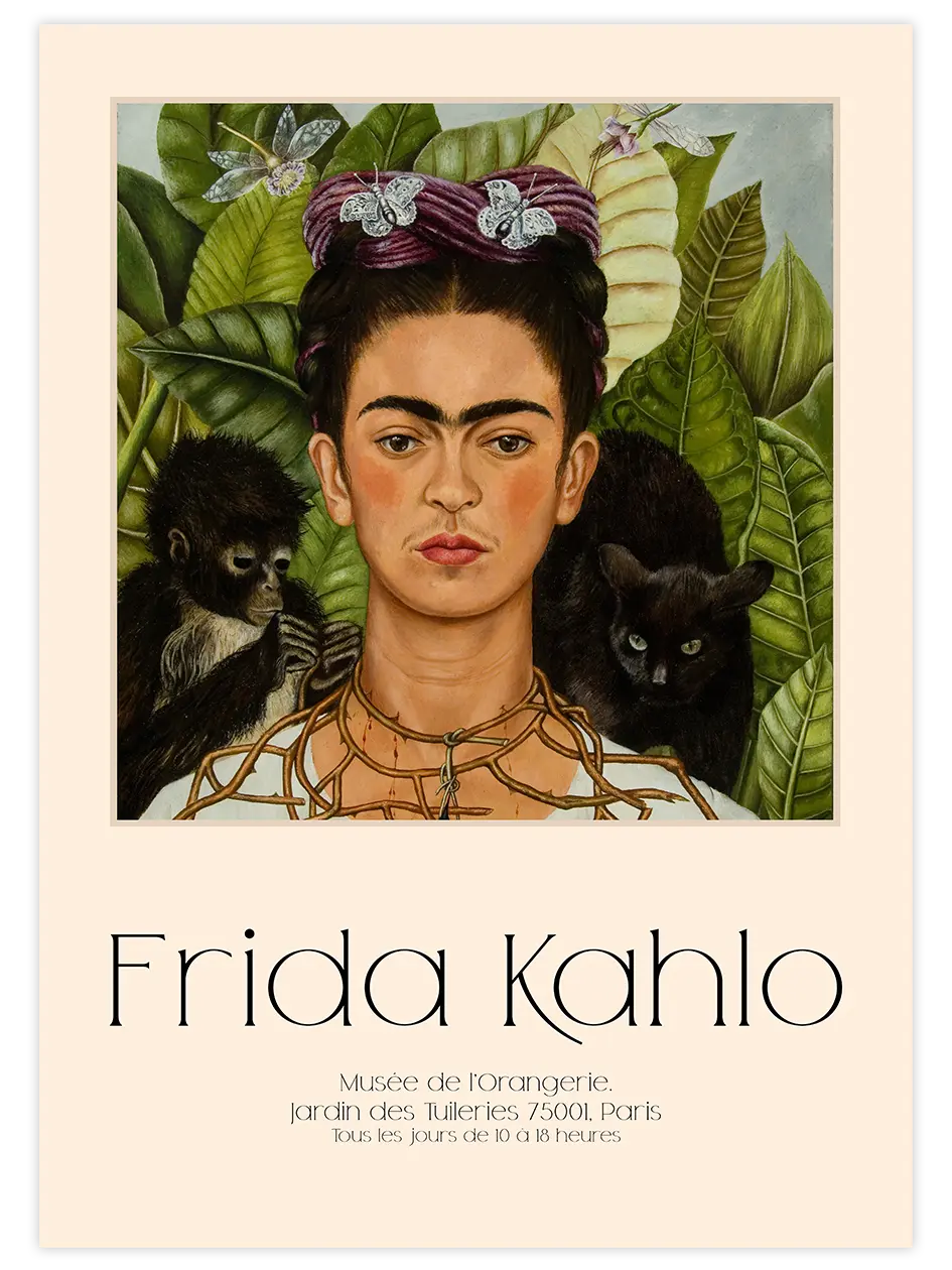 Frida Afiş - Art Print Ünlü Ressamlar Poster