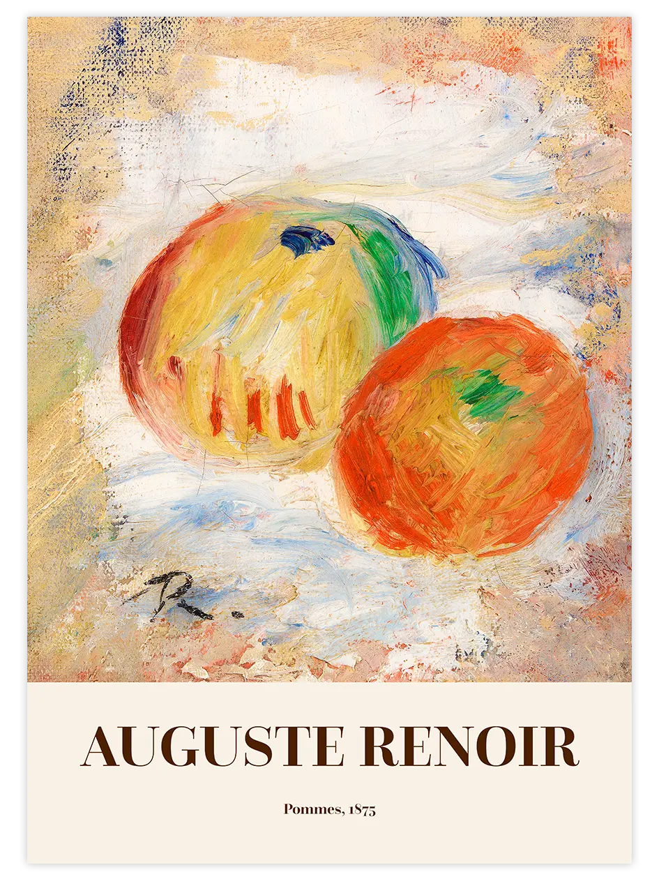 Auguste Renoir Apples - Art Print Ünlü Ressamlar Poster