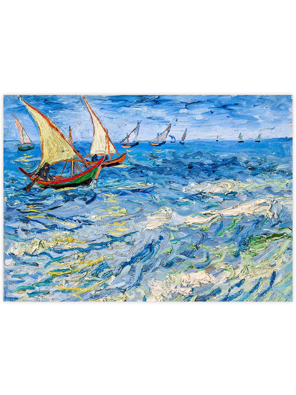 クウネル・サンダースページ Van Gogh Saintes-Maries'de Deniz Manzarası | Sanat Posteri