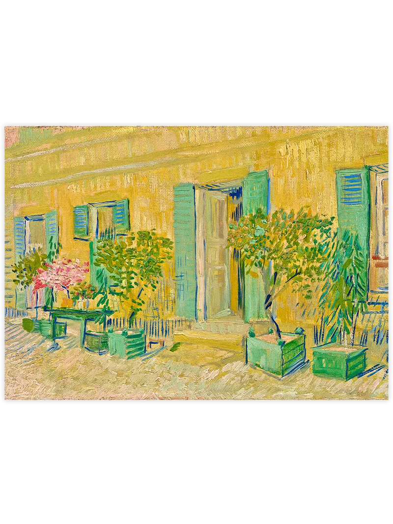 Van Gogh Exterior of a Restaurant in Asnières - Art Print Ünlü Ressamlar Poster