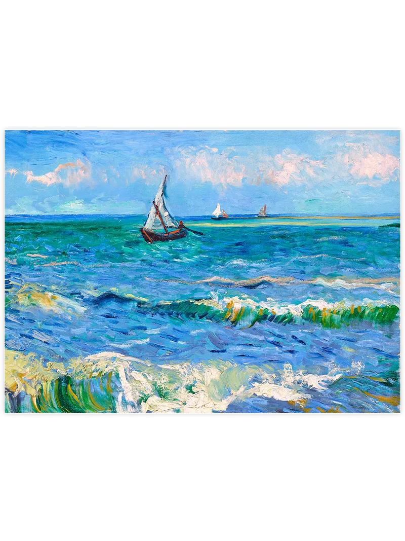 Van Gogh Les Saintes-Maries - Art Print Ünlü Ressamlar Poster