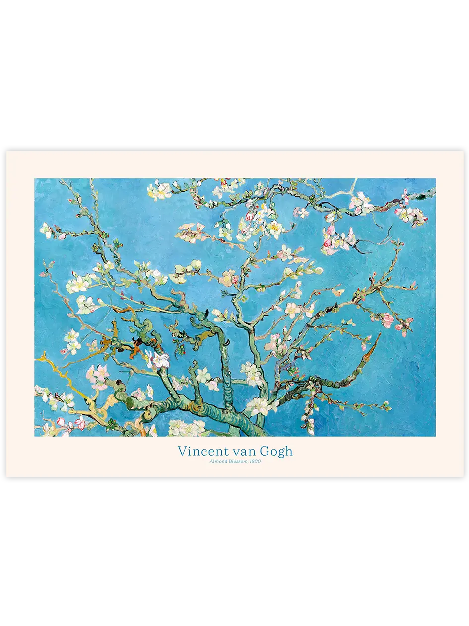 Van Gogh Almond Blossom - Art Print Ünlü Ressamlar Poster