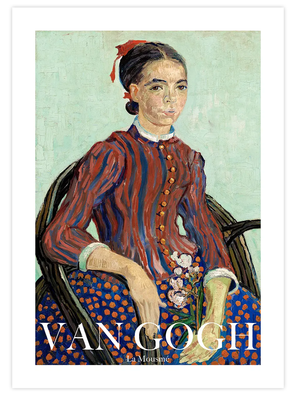 Van Gogh La Mousmé - Art Print Ünlü Ressamlar Poster