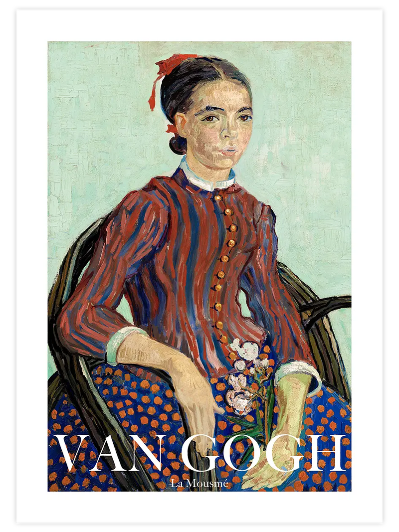 Van Gogh La Mousmé - Art Print Ünlü Ressamlar Poster