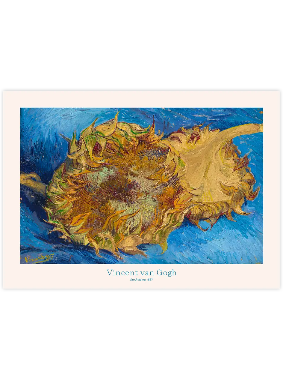 Van Gogh Sunflowers (Ayçiçekleri) - Art Print Ünlü Ressamlar Poster