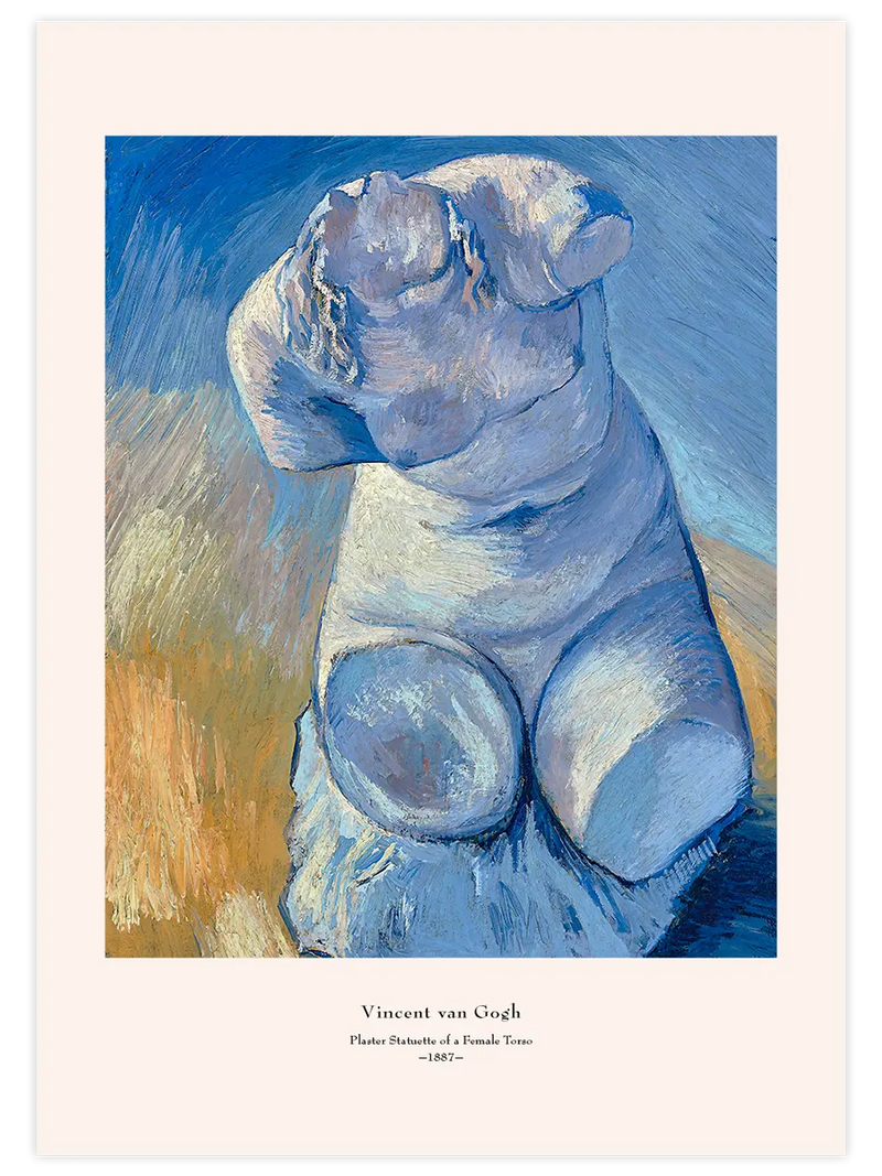 Van Gogh Plaster Statuette of a Woman's Torso - Art Print Ünlü Ressamlar Poster