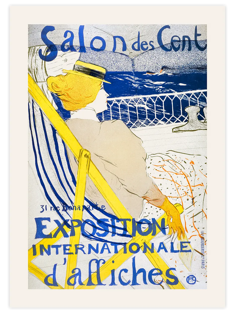 Vintage Salon Des Cent - Art Print Ünlü Ressamlar Poster