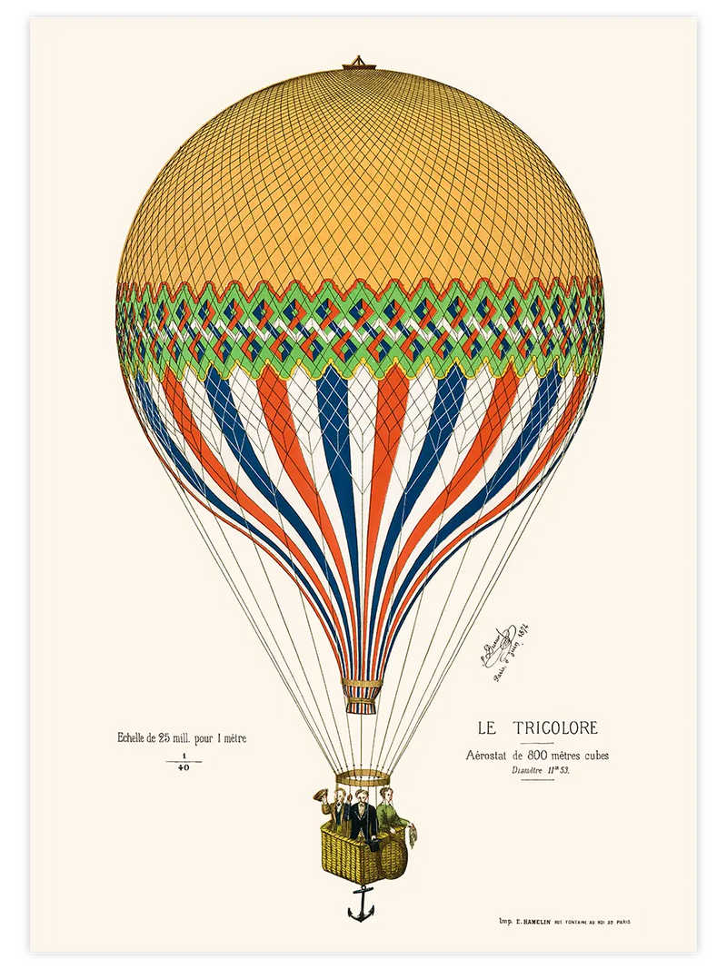 Le Tricolore - Art Print Ünlü Ressamlar Poster